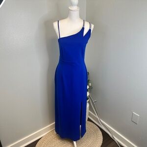 Alexa B Nites Blue Sleeveless Evening dress Size 12
